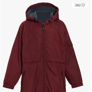Swim Parka Youth Fleece-Lined / Sporti / Medium / Maroon